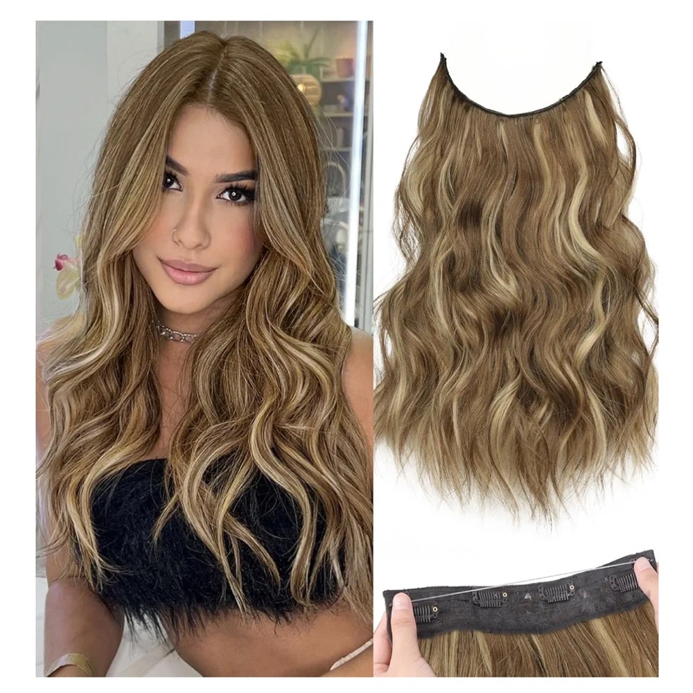 Natural Brown Wavy Hair Extension